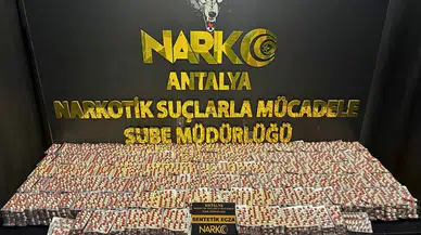 Antalya'da 32 Operasyonda On Binlerce Doz Uyuşturucu Yakalandı