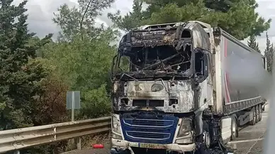 Hatay’da TIR Alev Topuna Döndü: Sürücü Ucu Ucuna Kurtuldu