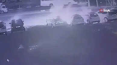 Benzin Döküp Milyonluk  6 Aracı Ateşe Verdi