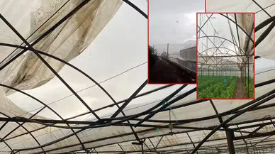 Kumluca'da Fırtınanın Vurduğu Seralarda Hasar Büyük!
