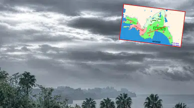 Meteoroloji'den Antalya İçin Turuncu Alarm: Metrekareye 100 Kilogram Yağış Uyarısı