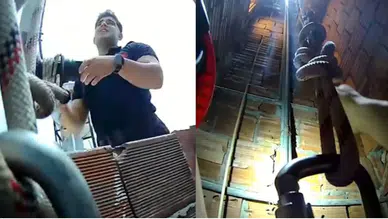 Mersin'de 17 Metrelik Boşluğa Düşen Kedi İçin Seferberlik
