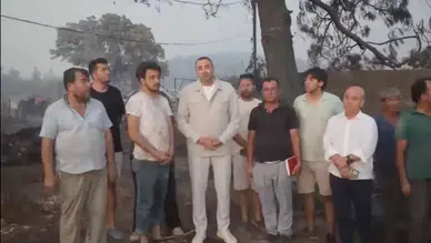 Kaş'ta Alevlerle Mücadele Sürüyor! Milletvekili Kaya'dan "Zararları Karşılayın" Çağrısı