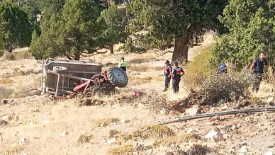 Mersin'de Traktör Faciası! 1 Ölü, 2 Ağır Yaralı