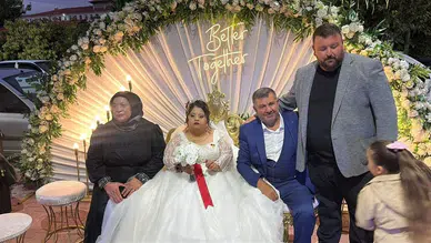 Burdur’da Down Sendromlu Elif’in Düğün Hayali Gerçeğe Dönüştü!