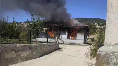 Korkuteli’nde Çıkan Yangında Yazlık Ev Kullanılamaz Hale Geldi