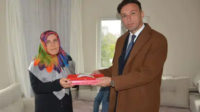 Korkuteli'nde Şehadetinin 20. Yılında Ahmet Belen'in Ailesine Ziyaret