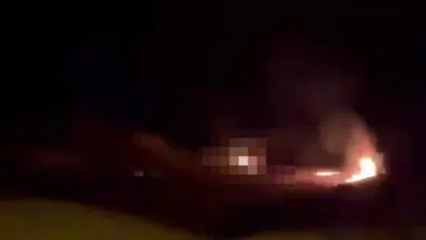 Korkuteli'nde Motosikletten Düşen Sürücü Alevler Arasında Can Verdi