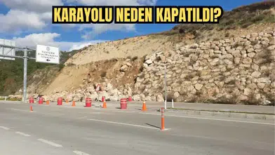 Antalya-Kumluca Yolu Trafiğe Kapatıldı!