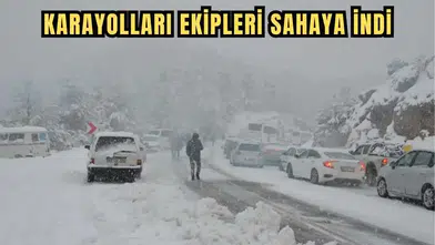 Antalya'ya Yağmur ve Sel Yetmedi, Kar Geldi!