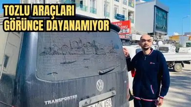 Antalya'da İşitme Engelli Alper Tozlu Araba Camlarını Sanata Dönüştürüyor