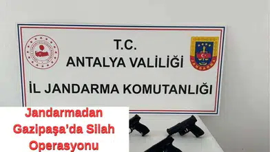 Gazipaşa'da Yol Kontrolünde Yakalandılar: 5 Tabanca Ele Geçirildi