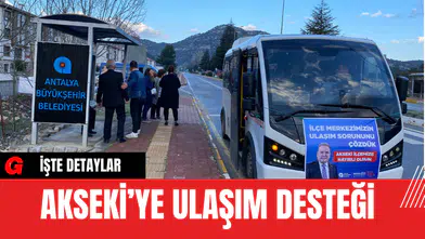 Akseki’ye Ulaşım Desteği