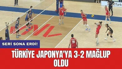 Türkiye Japonya'ya 3-2 mağlup oldu