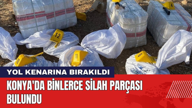 Konya'da Binlerce Silah Parçası Bulundu