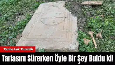 Tarlasını Sürerken Öyle Bir Şey Buldu ki! Tarihe Işık Tutabilir