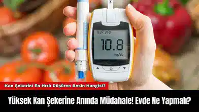 Yüksek Kan Şekerine Anında Müdahale! Evde Ne Yapmalı?
