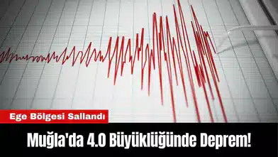 Muğla'da 4.0 Büyüklüğünde Deprem!