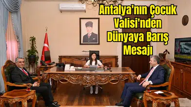 Çocuk Vali Nazenin Karsavurdan: "Savaşlar Değil Oyunlar Konuşulsun"