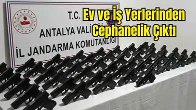 Manavgat'ta Antalya ve Konya Merkezli Dev Silah Operasyonu