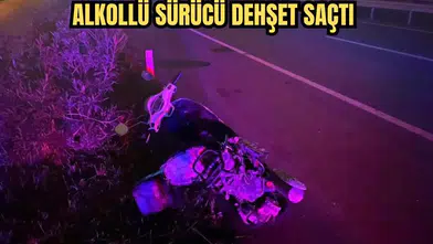 Manavgat'ta Motosiklet Sürücüsü Kadına Çarpıp Kaçtı! İfadesi Şok Etti