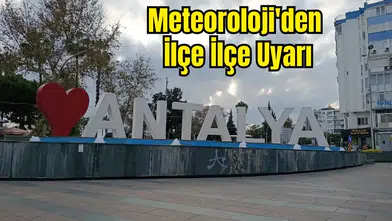 Antalya’da Gökyüzü Karardı! Sağanak Yağış Şiddetlenecek