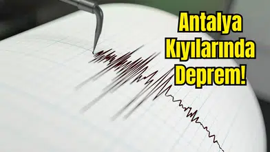 Akdeniz’de 3.6 Büyüklüğünde Deprem