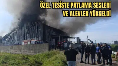Alevlerin Sardığı Tesisten Son Anda Kaçtılar!