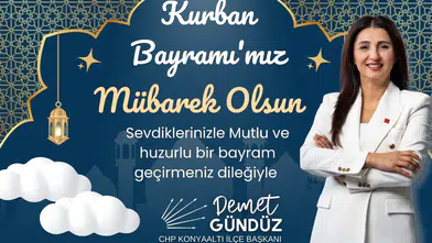 CHP Konyaaltı İlçe Başkanlığı'ndan Kurban Bayramı Kutlama Mesajı
