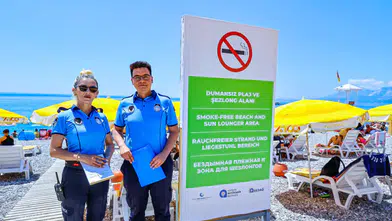 Antalya'da Dumansız Plaj Uygulamasında Denetimler Sürüyor