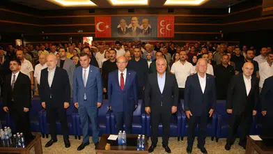 KKTC Eski Cumhurbaşkanı Ersin Tatar Alanya'da Kıbrıs'ın geleceğini anlattı