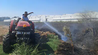 Antalya'da Otluk Alanda Çıkan Yangın Seralara Sıçradı: 1,5 Saatte Kontrol Altına Alındı