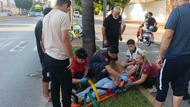 Manavgat’ta İnanılmaz Kaza: Polis Gelmeden Motoru Kaçırdılar