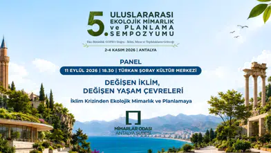 Antalya'da İklim Krizi ve Ekolojik Mimarlık Zirvesi İçin Geri Sayım Başladı