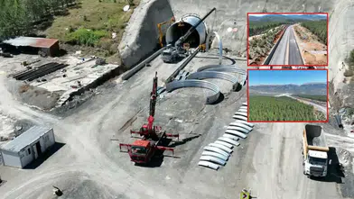 Alacabel Tüneli'nde Asfaltlamaya Geçildi