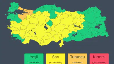 İçişleri Bakanlığı'ndan Antalya Dahil 33 İle Meteorolojik Alarm