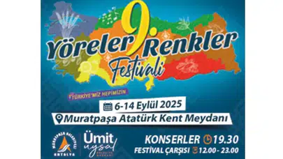 MURATPAŞA YÖRESEL RENKLER FESTİVALİ İLANI