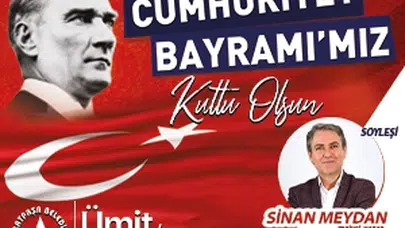 Muratpaşa Belediyesi Cumhuriyet Bayramı Kutlama İlanı