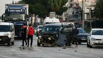 Serik’te Araçlar Çarpıştı, 1 Kişi Yaralandı