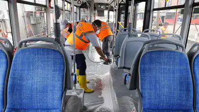 Antalya’da Hijyen Seferberliği: Otobüslerde "Köpüklü" Operasyon!