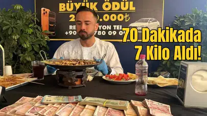 Alanya'da 500 Şiş Yedi, 7 Kilo Aldı, 2.4 Milyon TL 40 Şişle Kaçtı!