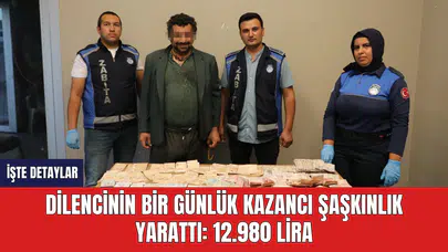 Dilencinin Bir Günlük Kazancı Şaşkınlık Yarattı: 12.980 Lira