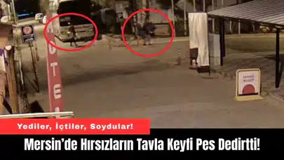 Mersin’de Hırsızların Tavla Keyfi Pes Dedirtti!