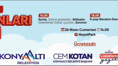 KONYAALTI BELEDİYESİ 23 NİSAN KUTLAMA İLANI