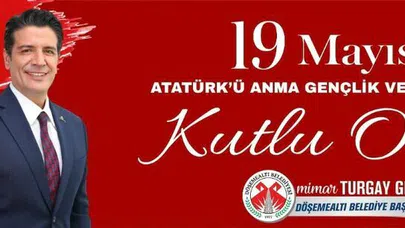 19 MAYIS ATATÜRK'Ü ANMA GENÇLİK VE SPOR BAYRAMI KUTLAMA İLANI