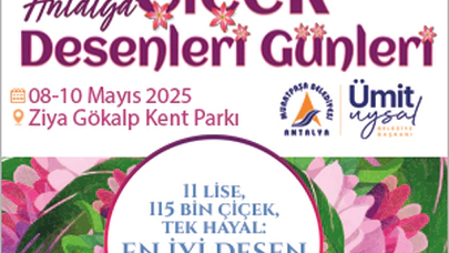 MURATPAŞA BELEDİYESİ ÇİÇEK DESENLERİ GÜNLERİ İLANI