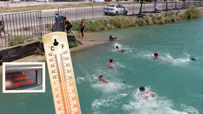 Adana'da Termometreler 55 Dereceyi Gördü! Tehlikeye Rağmen Sulama Kanalları Doldu