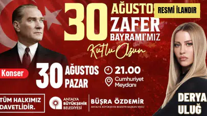 Antalya Büyükşehir 30 Ağustos Zafer Bayramı Konseri