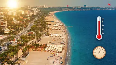 Antalya Pazartesi Hava Durumu: Sıcaklıklar 3 Derece Birden Artacak