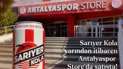 Akrep’ten Taraftara Özel Lezzet! Antalyaspor Temalı Kola Geliyor!